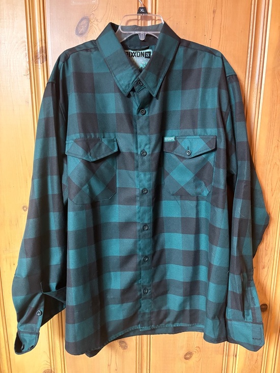 DIXXON Other - Dixxon Evergreen Green and Black Plaid Button-Down Shirt worn once